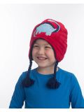 Cappello invernale reversibile in pile FlapJackKids - Dino
