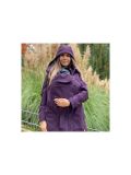 Giacca a vento impermeabile maternità e per portare Wombat - Numbat go Viola