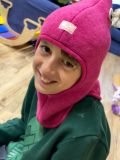 Passamontagna Pickapooh - Cappello per bambini in lava biologica Max-Fucsia