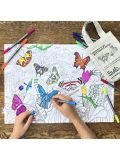 Doodle - Tovaglietta portatile farfalle
