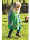 Vestito da bambina Frugi - Lily Cord Dress Fjord Green/Duck