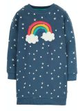 Vestito da bambina Frugi – Eloise Jumper Dress Abisko Stars/Rainbow