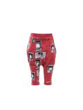 Pantaloni da bambino in cotone biologico IGI Natur – Harem Pants - Allover Rain Watchers Print on Red