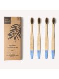 Spazzolino da denti in bambù Wild & Stone per adulti - Setole dure (confezione da 4 pezzi)