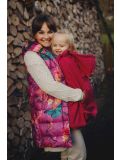 Copertura universale per portabebè  in softshell Little Frog- Cover Magenta