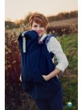 Copertura universale per portabebè in softshell Little Frog- Cover navy