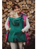 Copertura universale per portabebè  in softshell Little Frog- Cover Magenta