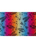 Fascia portabebè LennyLamb - Dragonfly Rainbow Dark