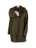 Giacca maternità e per portare Wombat Shell - Camo green 4 in 1