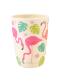 Bicchiere in bambù Rex London - Flamingo Bay