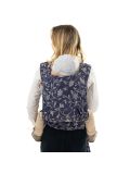 Fidella Fly Tai Baby Size- Mei tai Floral Touch - eclipse blue