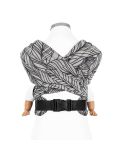 Fidella Fly Click Half Buckle Baby Size- Dancing leaves black and white
