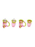 Brother Max - Bicchiere 4 in 1 - Rosa/Verde