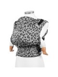 Marsupio Ergonomico Fidella Fusion Fullbuckle Baby size - Leopard Silver