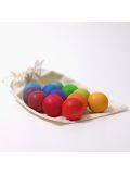 Gioco in legno Grimm’s – Small Rainbow Balls, Palline colorate