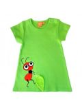 Vestito da bimba LipFish in cotone biologico con manica corta
