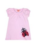 Vestito da bimba LipFish in cotone biologico con manica corta