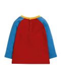 Maglia a manica lunga Frugi – Henry Raglan Top Tango Red/Boat