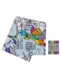 color & learn world map tablecloth
