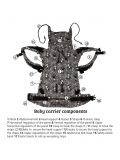 Space - Regolo Ergonomic Baby Carrier - Celeste Glitter