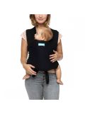 Fascia portabebè elastica Moby- Moby fit nera