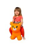 Cavalcabile per bambini Jumpy - Gattino arancione