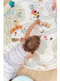 Play & Go Tappeto Sacco Giochi - Trainmap/Bears Toy