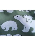 Copertura universale per  marsupio con cappuccio Bundle Bean Babywearing - Orsi Polari 