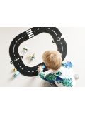 Pista per le macchine Way to Play - Pista ecologica in gomma - Ringroad 12 pezzi