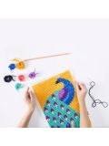 Kit per il ricamo Sozo - Quadretti da parete a punto croce per bambini in vari colori
