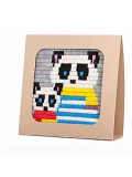 Kit per il ricamo Sozo- Punto croce per bambini Panda