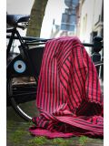 Yaro Stripes Contra Black Red Whool Hemp - Ring Sling