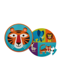 Crocodile Creek - Two Sided Puzzle - Tiger Friends