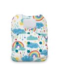 Pannolino lavabili Thirsties All in one con velcro- Rainbow