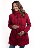 Giacca maternità e per portare Wombat Shell - Cherry Red 4 in 1