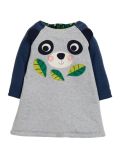 Vestito da bambina reversibile Frugi – Floral Panda