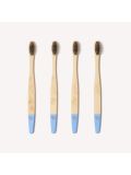 Spazzolino da denti in bambù Wild & Stone per adulti - Setole dure (confezione da 4 pezzi)