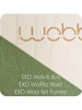 Wobbel XL vernice trasparente  Feltro forest