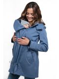 Giacca maternità e per portare Wombat Shell - Light blue 4 in 1