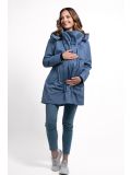 Giacca maternità e per portare Wombat Shell - Light blue 4 in 1