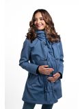 Giacca maternità e per portare Wombat Shell - Light blue 4 in 1