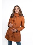 Giacca maternità e per portare Wombat Shell - Caramel 4 in 1