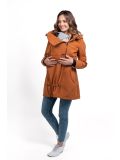Giacca maternità e per portare Wombat Shell - Caramel 4 in 1