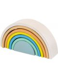 Gioco in legno Ulysse - Gioco impilabile Arcobaleno, 7 pezzi