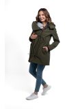 Giacca maternità e per portare Wombat Shell - Camo green 4 in 1