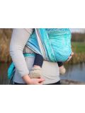 Fascia portabebè Yaro - Four winds aqua grad natural hemp
