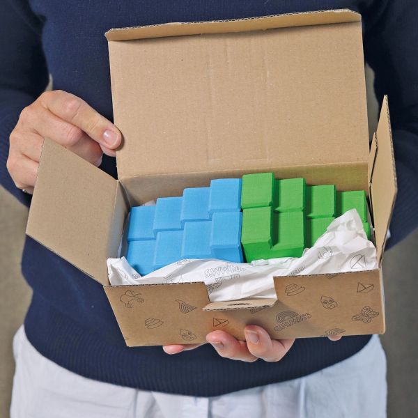 Gioco in legno Grimms- Stepped Roofs Rainbow