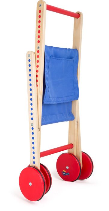 Gioco in legno Legler - Carrello della spesa richiudibile Puntini