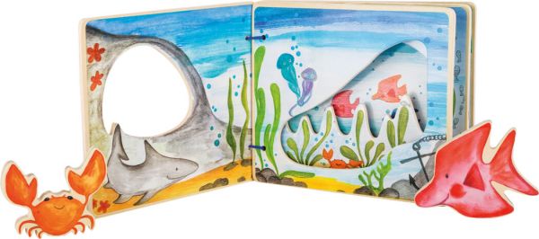 Libro per bambini Legler - Libro illustrato ed interattivo - Mondo sottomarino