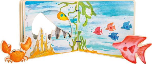 Libro per bambini Legler - Libro illustrato ed interattivo - Mondo sottomarino
